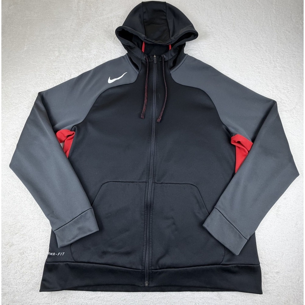 Nike Team Hyperspeed Fleece Full-Zip Hoodie 727985-013 Men's Size L
